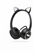 Wireless Cat Ear LED Headphones – M31 | HD Sound, RGB Lights, Comfortable Fit