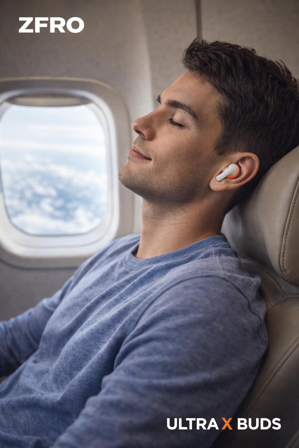 Ultra Buds X Buds by Zfro: ENC Call Clarity, 100-Hour Battery, Wireless 5.4