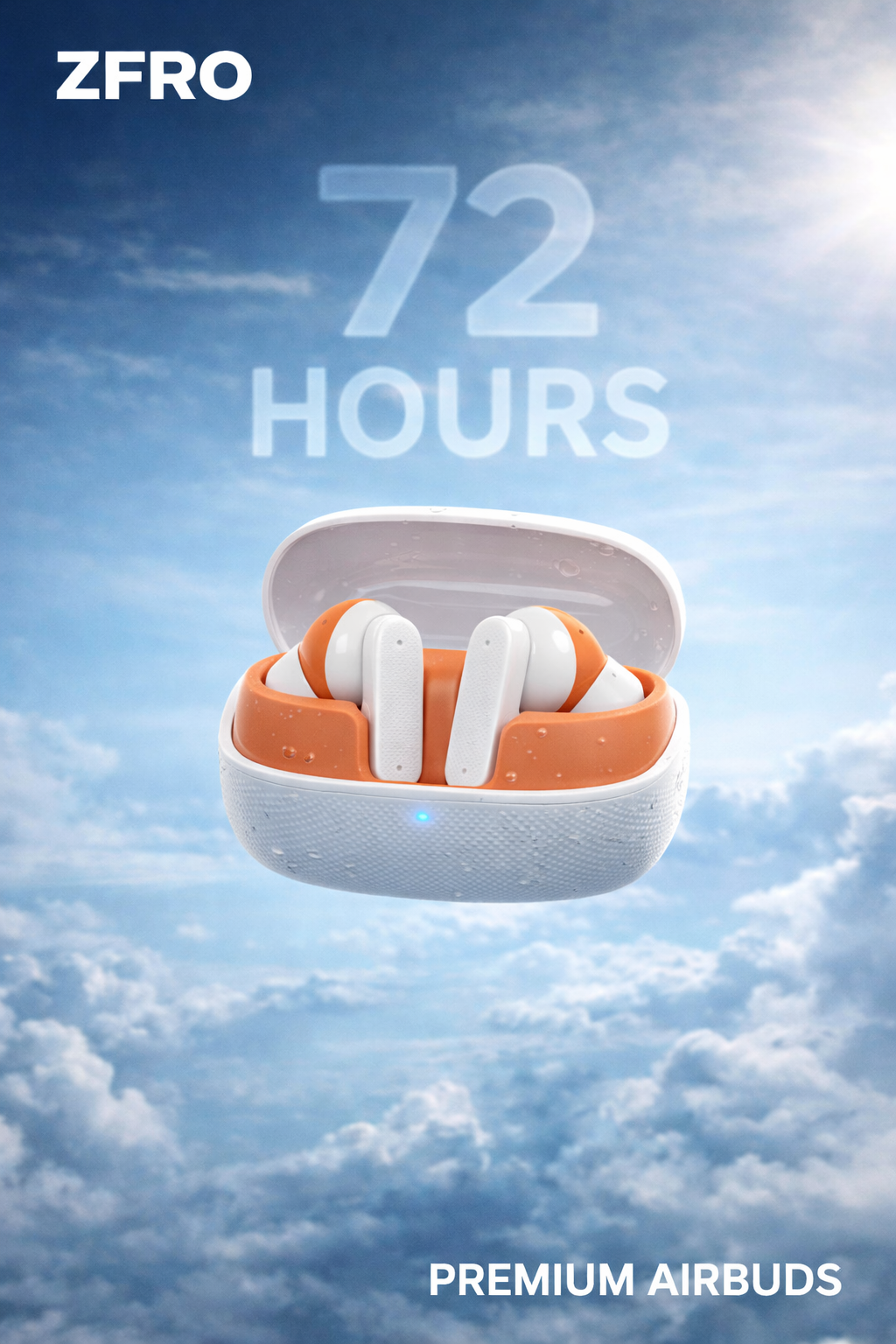 Ultra Buds X Buds by Zfro: ENC Call Clarity, 100-Hour Battery, Wireless 5.4