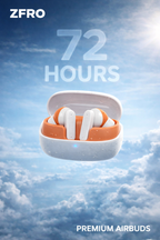 Ultra Buds X Buds by Zfro: ENC Call Clarity, 100-Hour Battery, Wireless 5.4