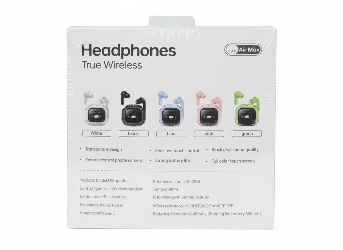 AIRMAX Earbuds Dynamic Driver Audio and All-Day Comfort