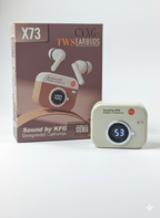 X73 CYXG Earbuds: IPX4 Waterproof, Secure Fit for Running and Sports