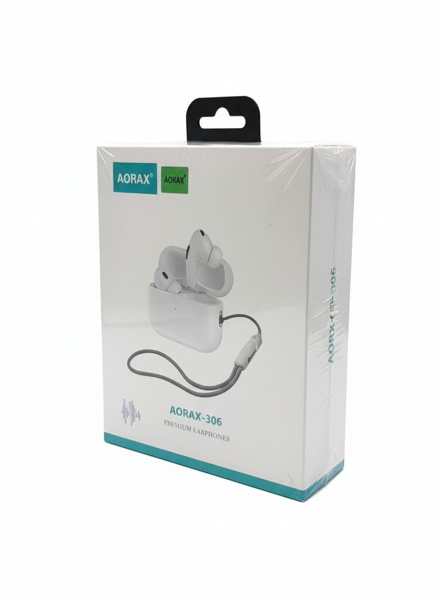 Aorax 306 True Wireless Stereo (TWS) Earbuds – Crystal Clear Sound