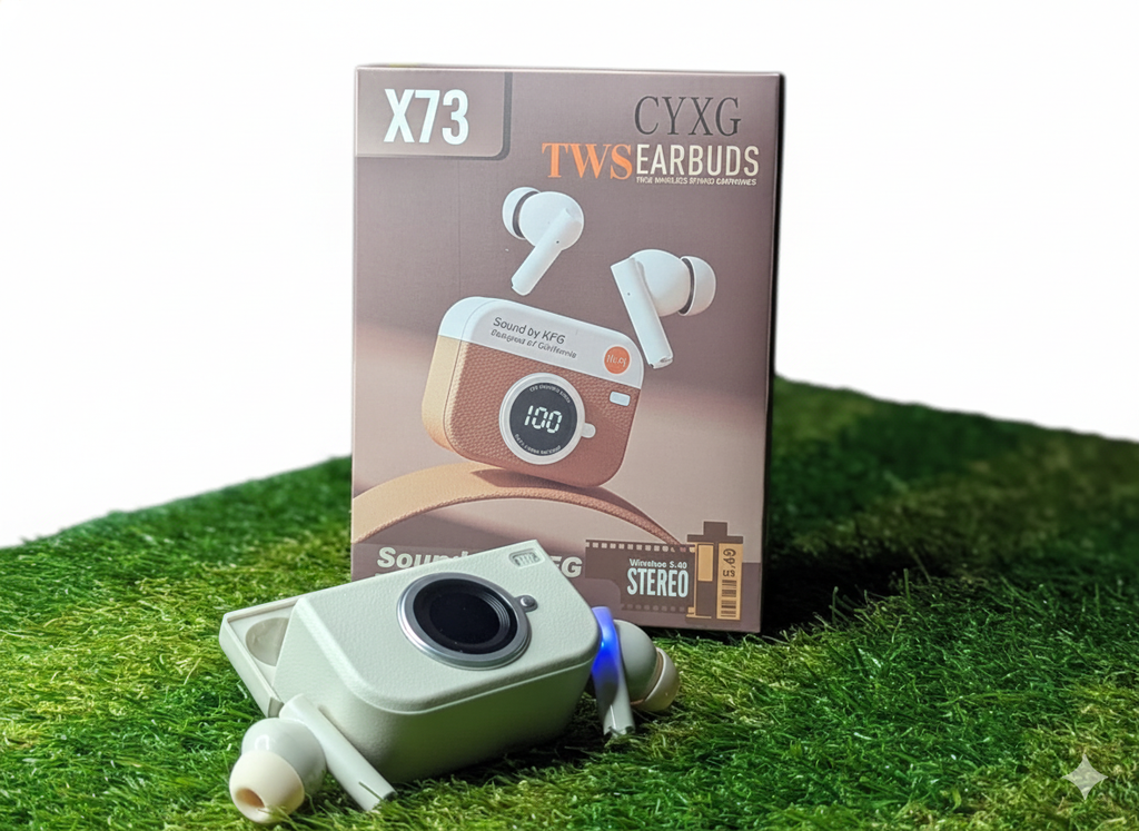 X73 CYXG Earbuds: IPX4 Waterproof, Secure Fit for Running and Sports