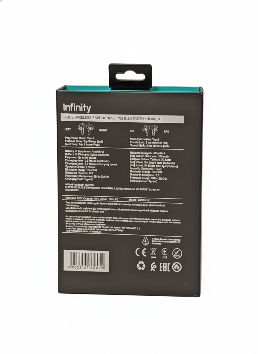 Infinity Cyber NC Hybrid ANC True Wireless Earbuds