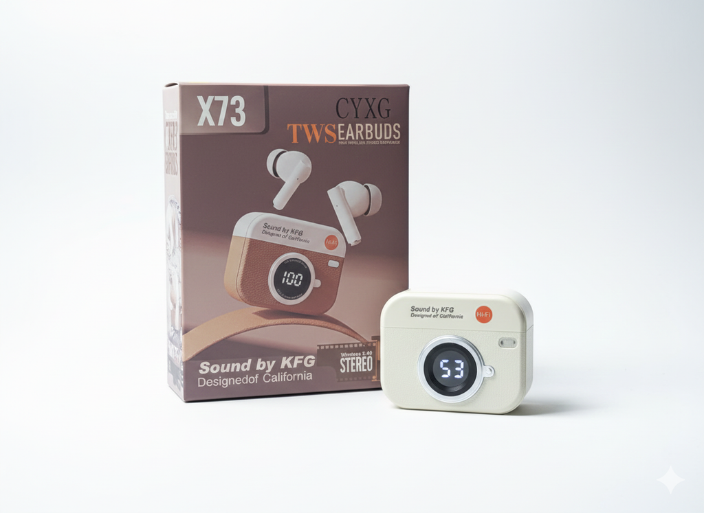 X73 CYXG Earbuds: IPX4 Waterproof, Secure Fit for Running and Sports