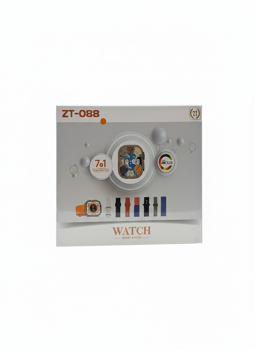 ZT 088 Ultra Series Smartwatch | 2.05" HD Infinity Display | Bluetooth Calling & 7-in-1 Premium Strap Collection